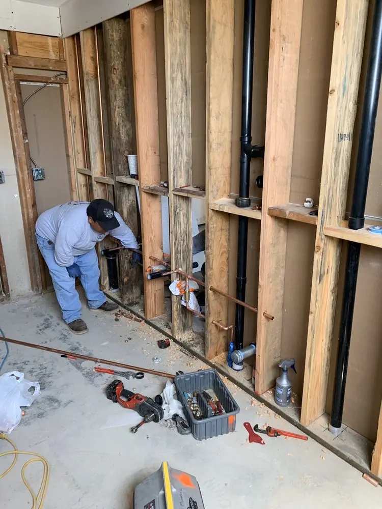 Commercial rough-in plumbing for Commercial Plumbing in Del Ray